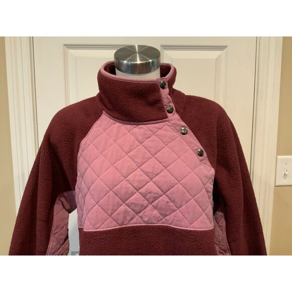 Abercrombie & Fitch Purple Fleece W/ Quilted Detail & Front Pocket, Size L - Picture 2 of 9